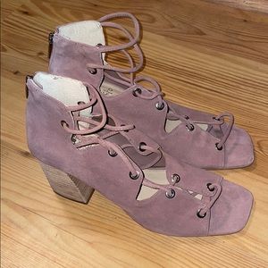 Vince Camuto Nahara Lace up Heeled Sandal